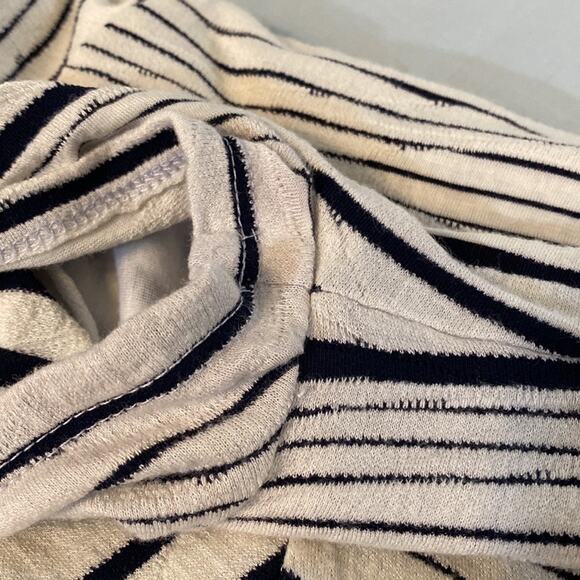 Maeve Anthropologie Navy and Cream Striped Knit Swing Dress Size XS - Picture 11 of 11